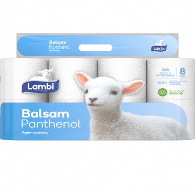 Papier toaletowy Lambi Balsam Panthenol 8 szt.