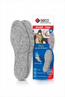SECO Wkładki do butów filc gruby 7 mm r. 36/38