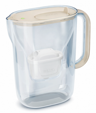 Dzbanek filtrujący BRITA Style Essential w zestawie z wkładem Maxtra Pro Pure Performance - piaskowy