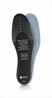 SECO Wkładki do butów antypotne perforowane z węglem aktywnym do docięcia
