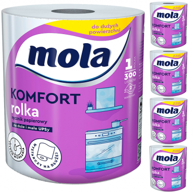 Ręcznik papierowy Mola Komfort Rolka 60 m 5 szt.