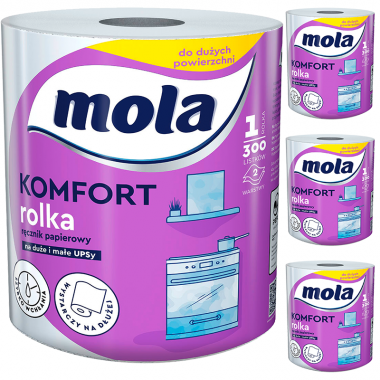 Ręcznik papierowy Mola Komfort Rolka 60 m 4 szt.