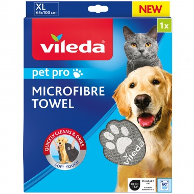 Ręcznik z mikrofibry dla zwierząt Vileda Pet Pro XL