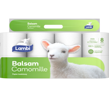 Papier toaletowy Lambi Balsam Camomille 8 szt.