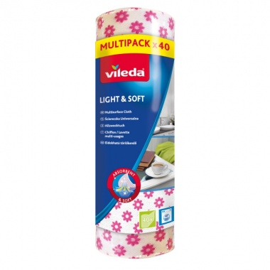 VILEDA Ściereczka uniwersalna Light&Soft rolka 