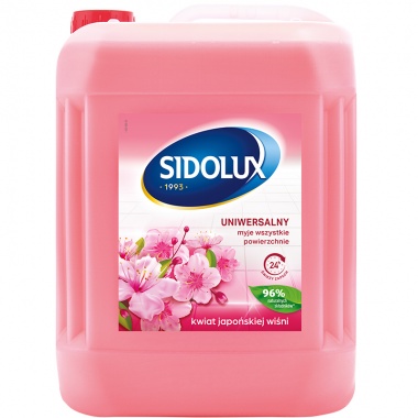 SIDOLUX płyn do mycia podłóg: kwiat japońskiej wiśni 5l