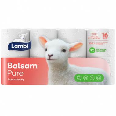 Papier toaletowy Lambi Balsam Pure 16 szt.