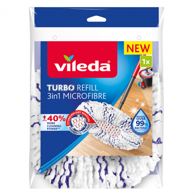 Wkład do mopa obrotowego Vileda TURBO 3w1 Mikrofibra