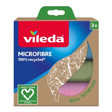 Ściereczka Vileda Microfibra 100% Recycled 3 szt